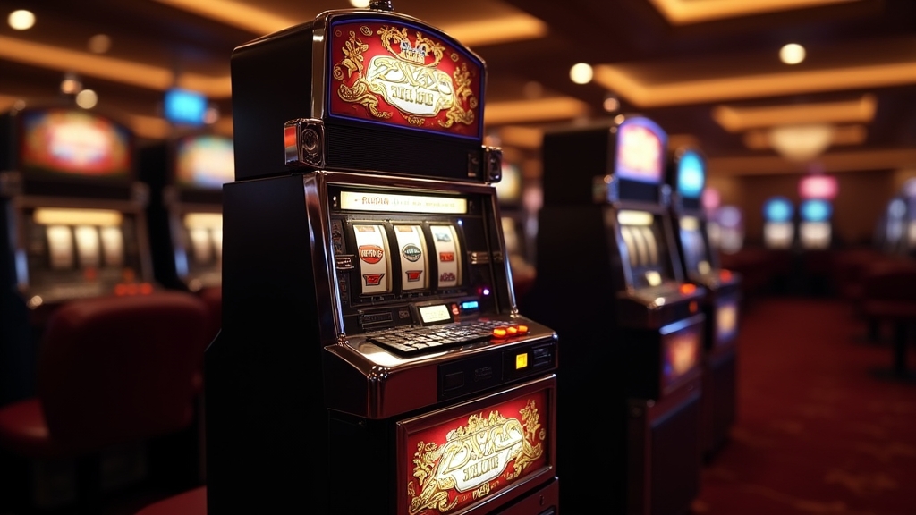Teste rápido do slot demo em ambiente de cassino escuro